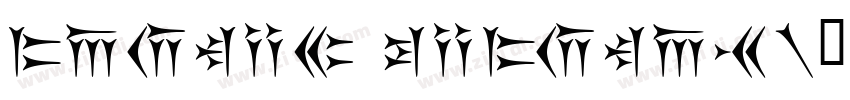 Koulen Reqular字体转换